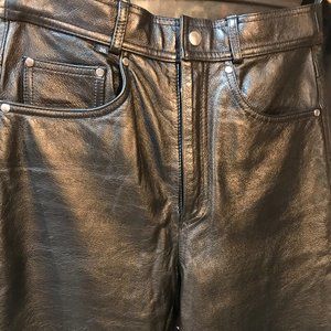 Leather Jeans. Perfect condition. Heavy and very soft leather. Vintage.